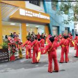 迎接中宣部采访团光临rg皇家视讯东亭社区相识智慧康养